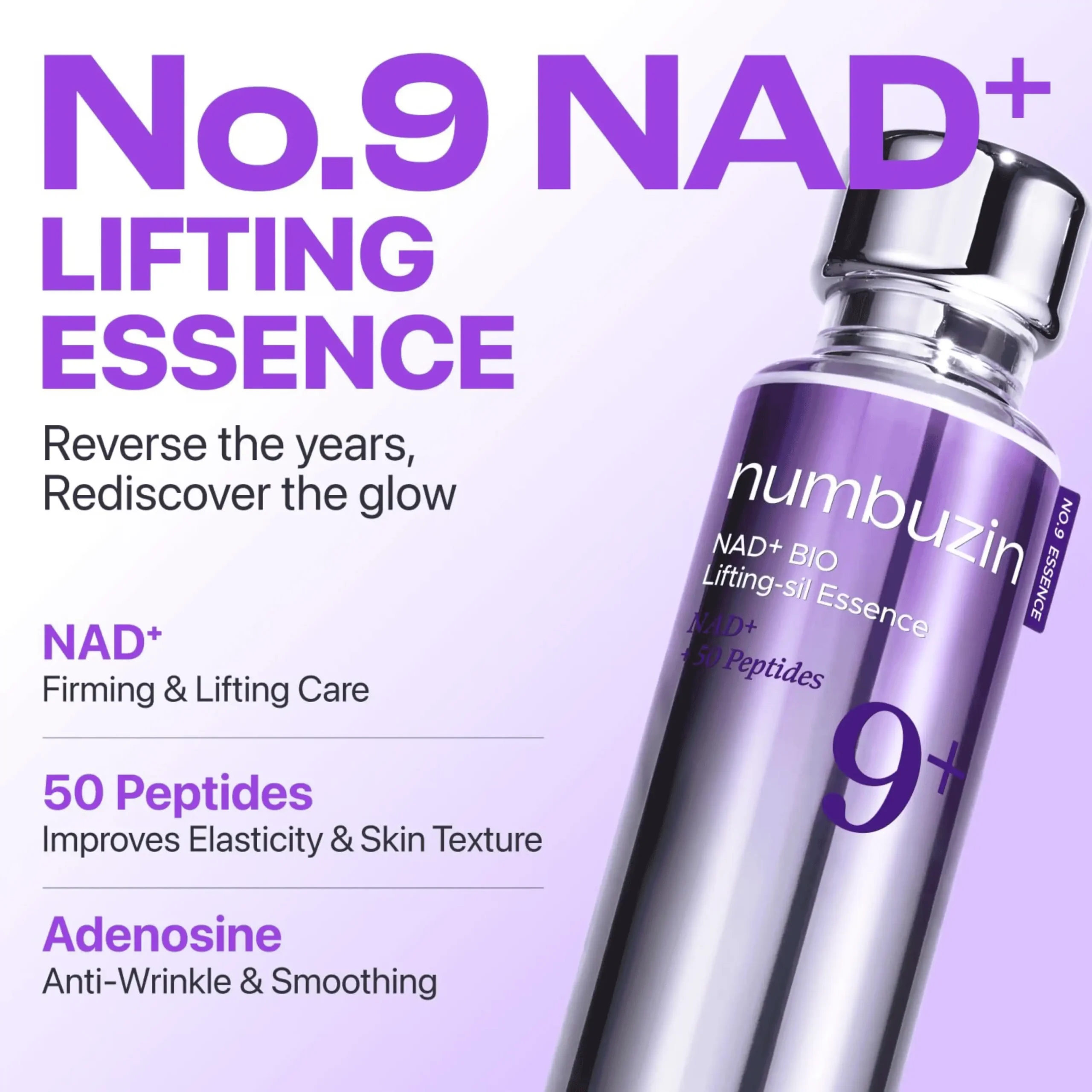 Numbuzin No.9 NAD Bio Lifting-sil Essence 50ml - Image 4
