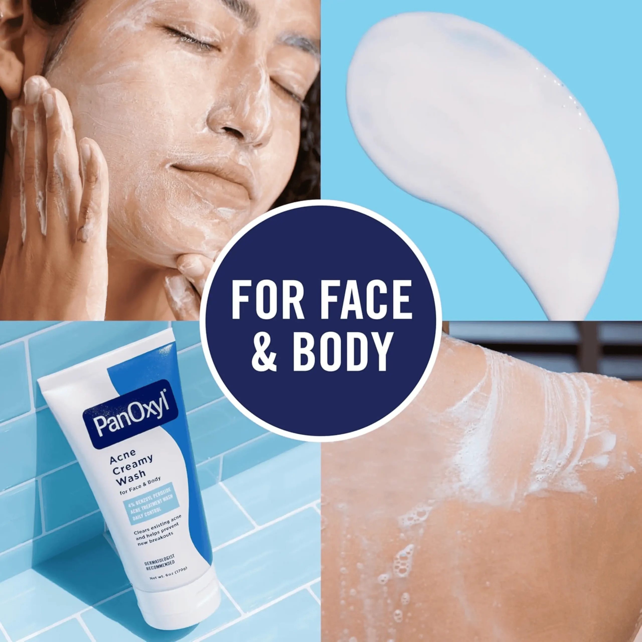 PanOxyl 4% Acne Creamy Wash 170g - Image 4